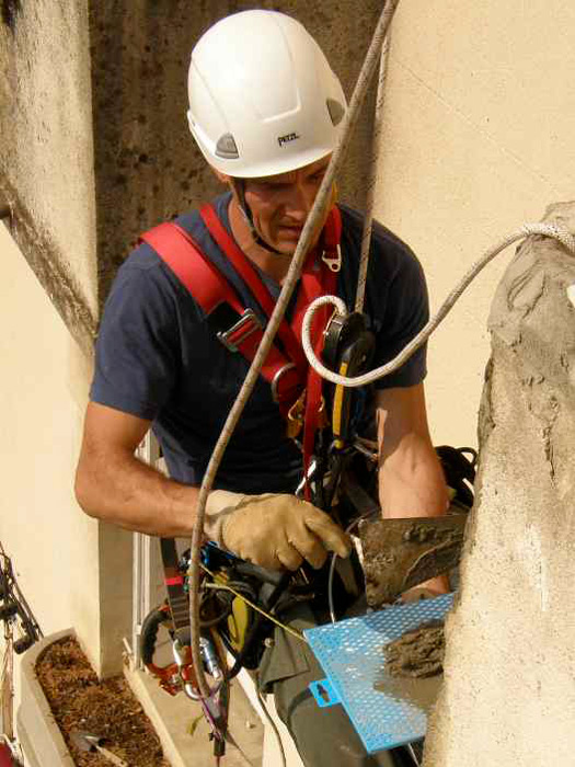 Travaux de maonnerie en hauteur